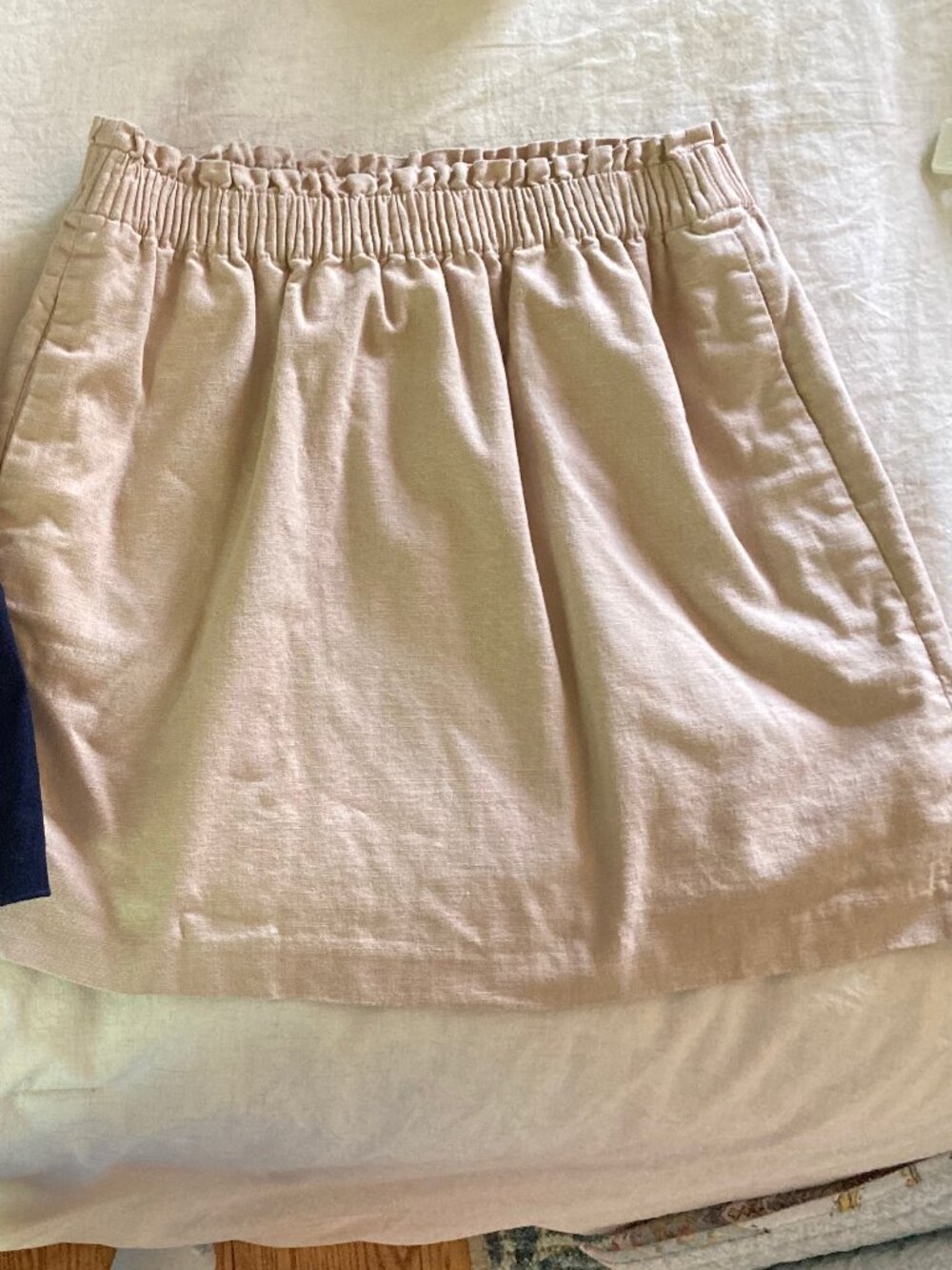 Tan J Crew Sidewalk Skirt, Size 6